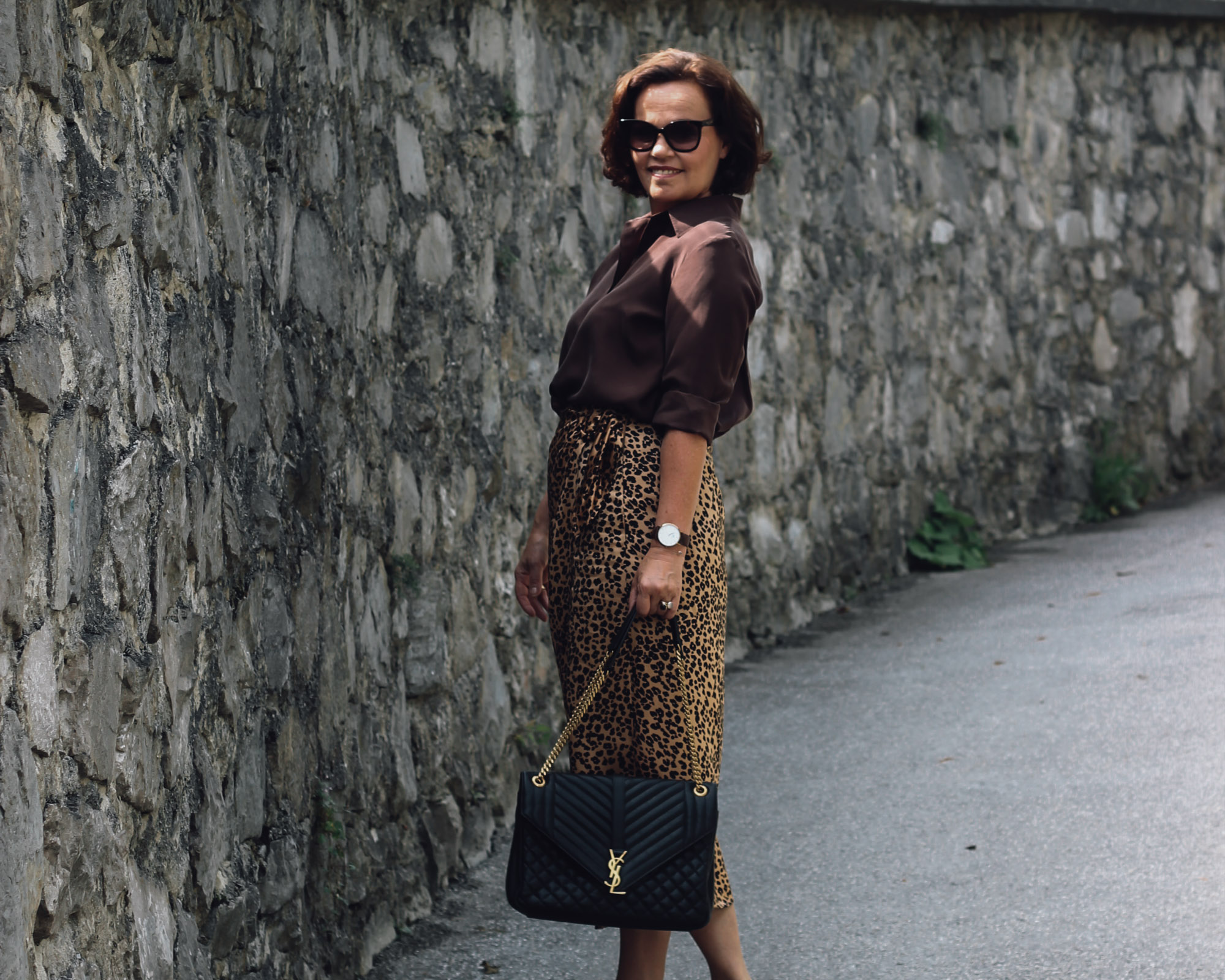 Wickelrock mit Leoprint – zwei Stylingvarianten