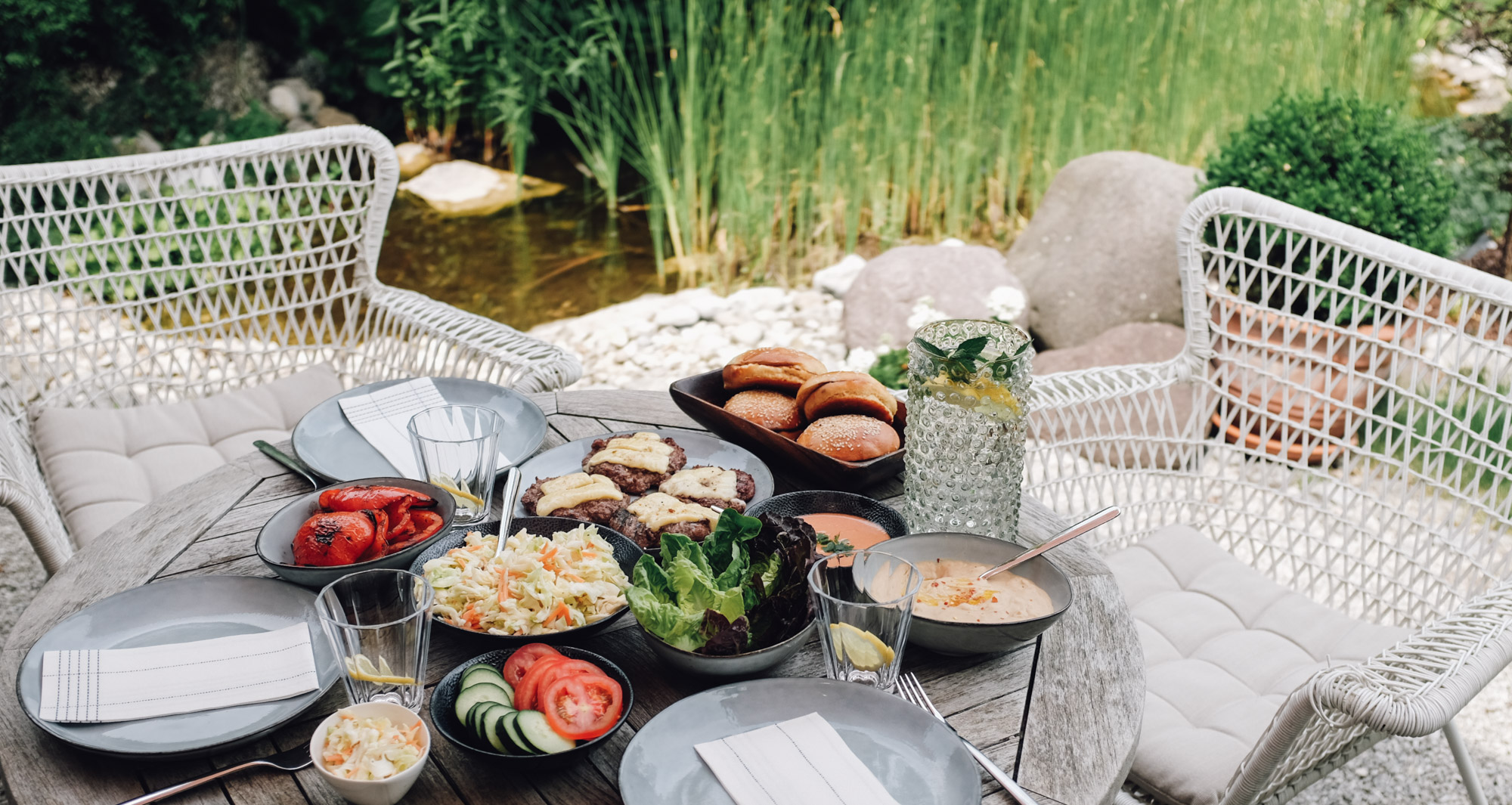 Soulfood: Burger vom Grill mit selbstgemachten Brioche Buns