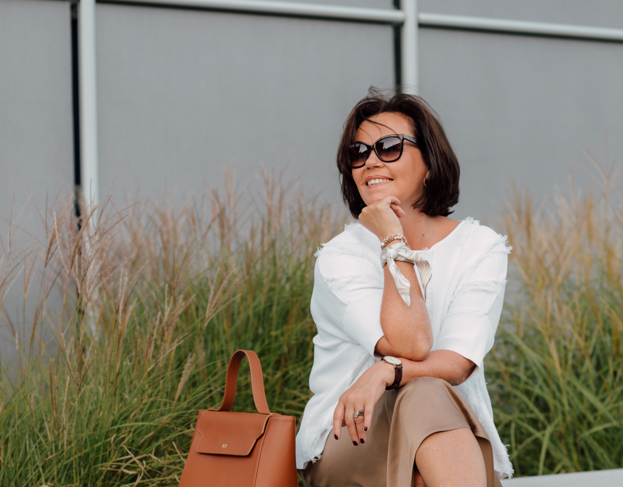 Minimalistischer Lieblings-Look:  Seidenrock elegant und bequem