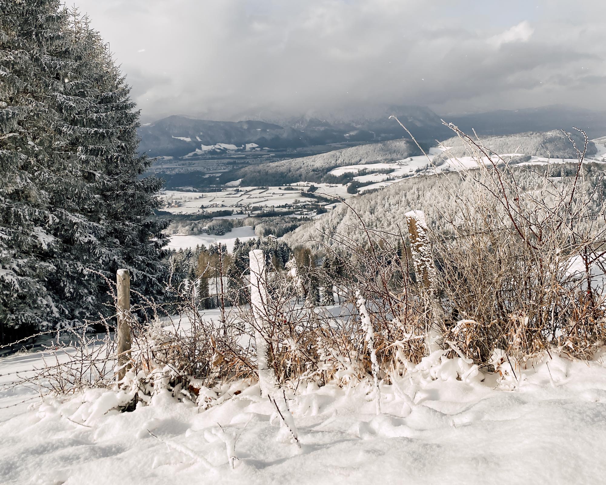 Romantische Winterwanderungen rund um Salzburg