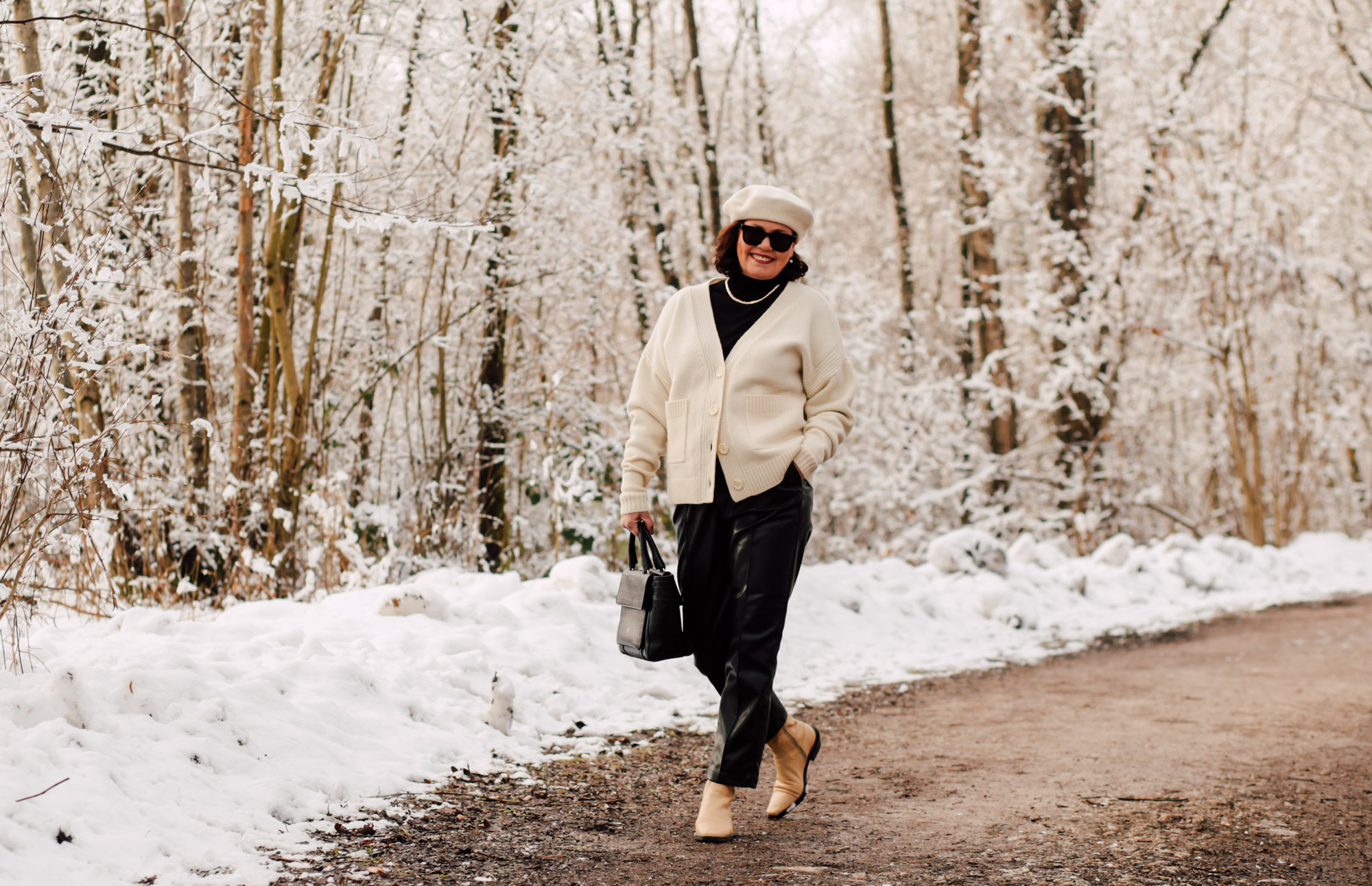 Klassischer Look in schwarz-weiß & Rezept für eine Linsensuppe mit Feta
