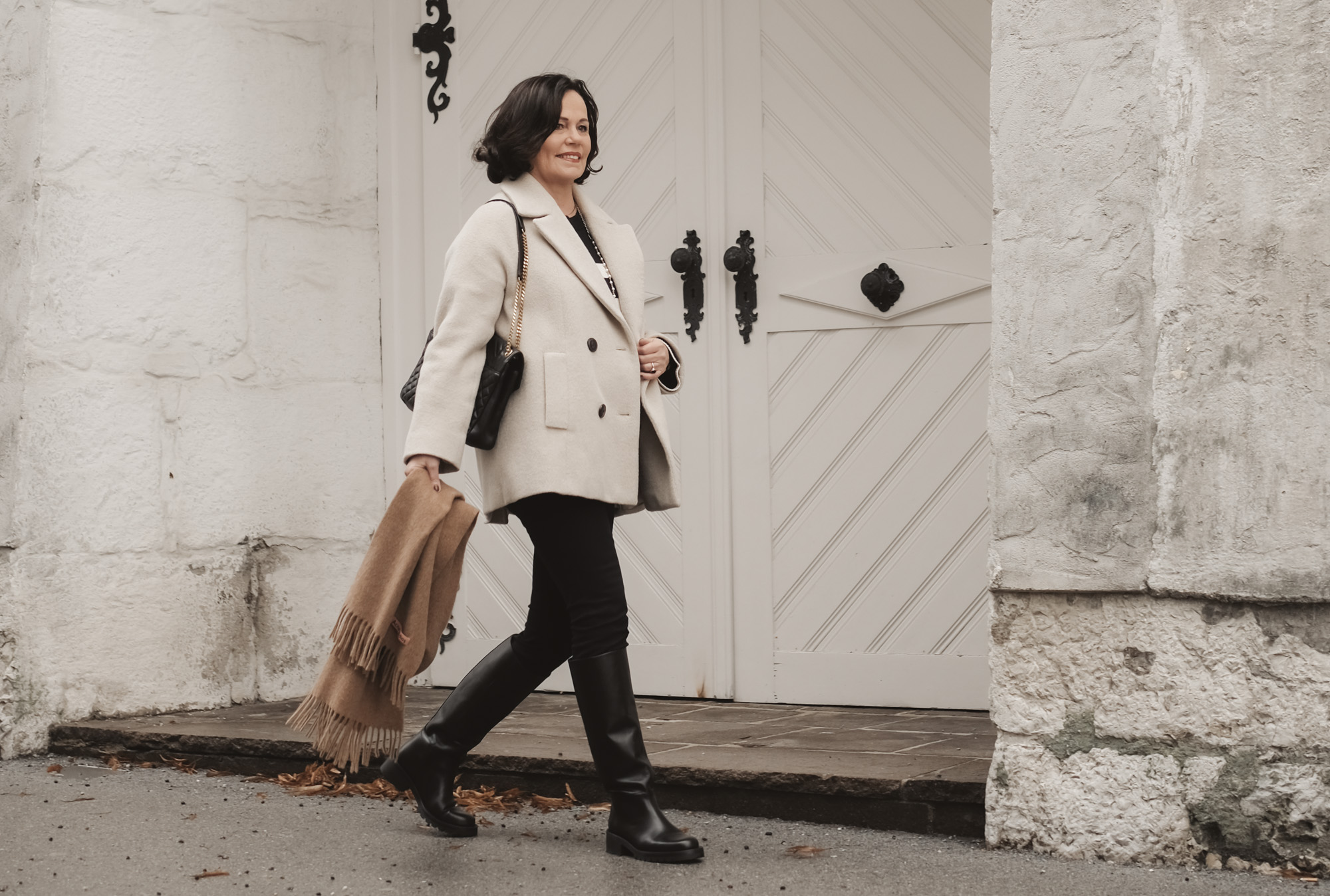 Klassiker im Trend – meine helle Cabanjacke im Winter